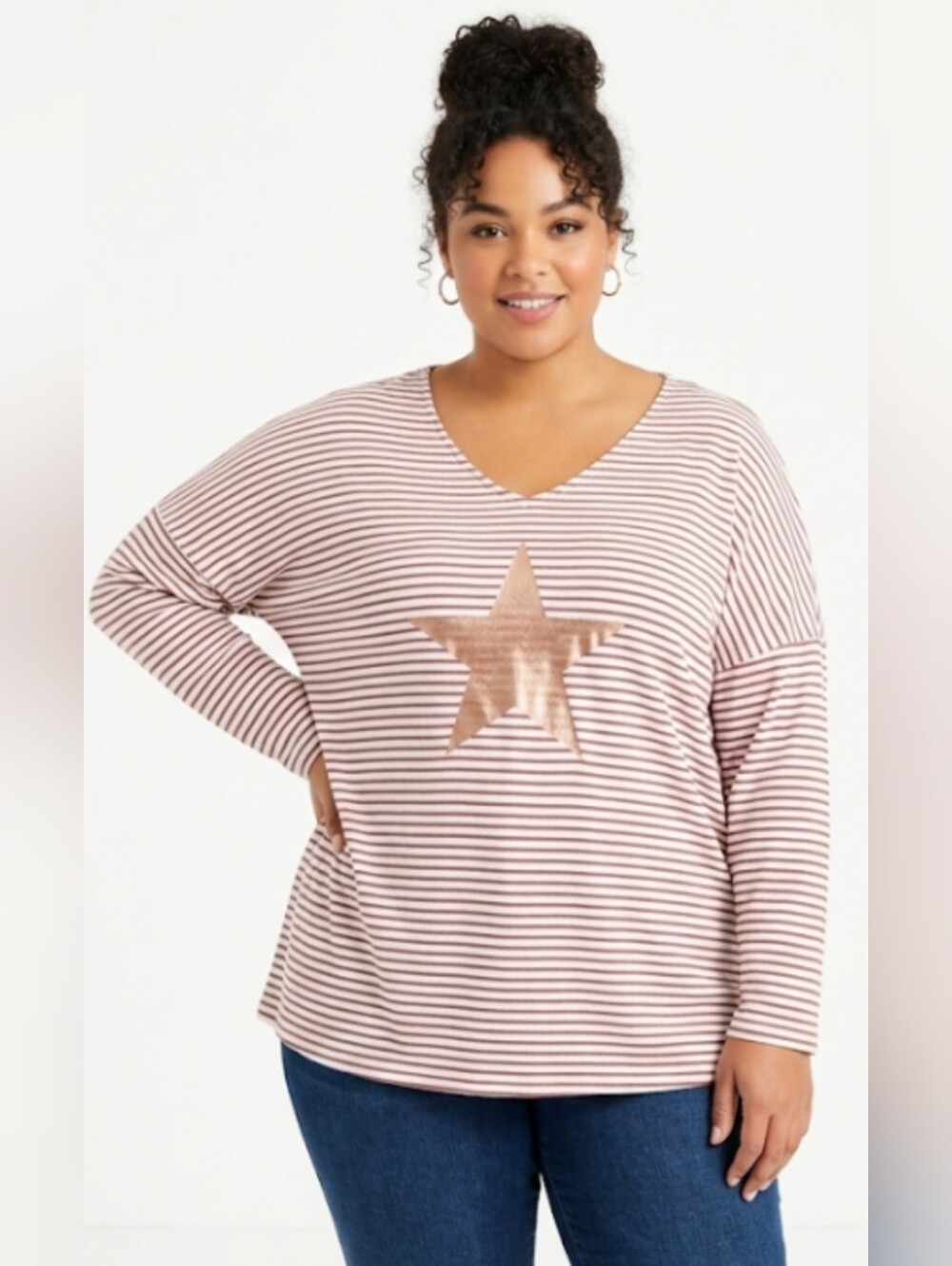 Avenue Striped Long-sleeve T-Shirt